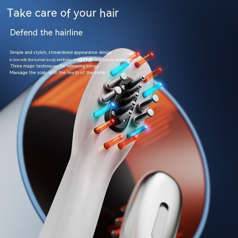 Red Light Hair Growth Comb & Scalp Massager-4